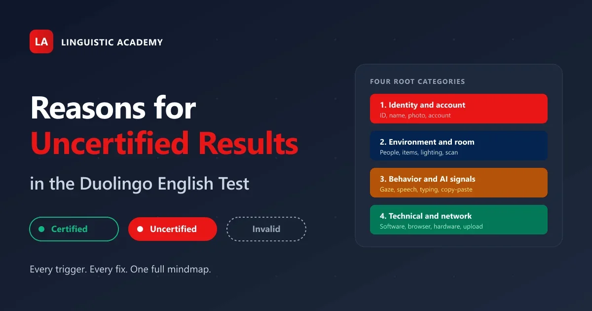 Reasons for Uncertified Results in Duolingo English Test (DET) cover