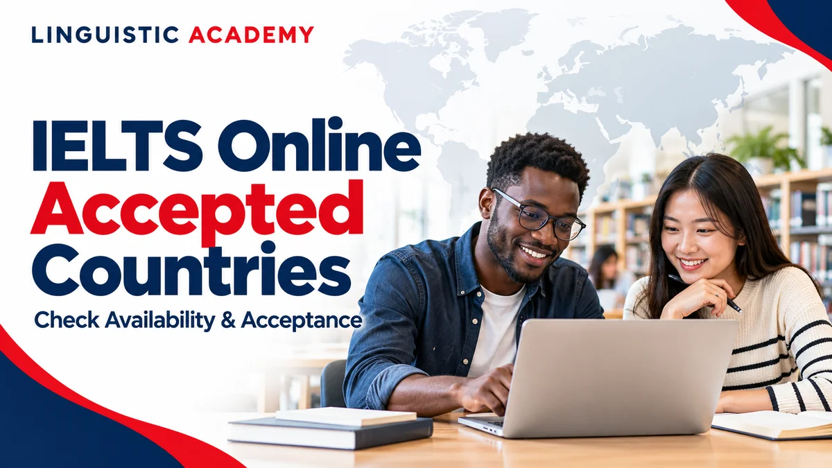 طلاب دوليون يتحققون من توفر IELTS Online وقبوله