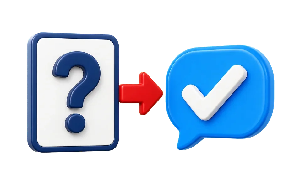 A student answers an interview question immediately instead of giving a long introduction.