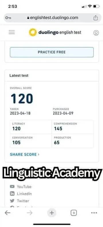 Cheat in Duolingo English Test — overall score 120