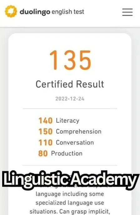 Cheat in Duolingo English Test — certified score 135