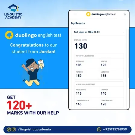 Cheat in Duolingo English Test — certified score 130