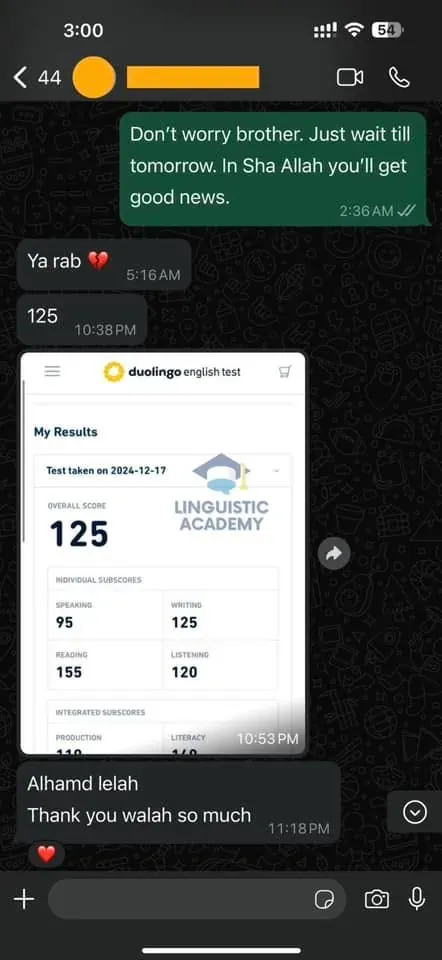 Cheat in Duolingo English Test — certified score 125