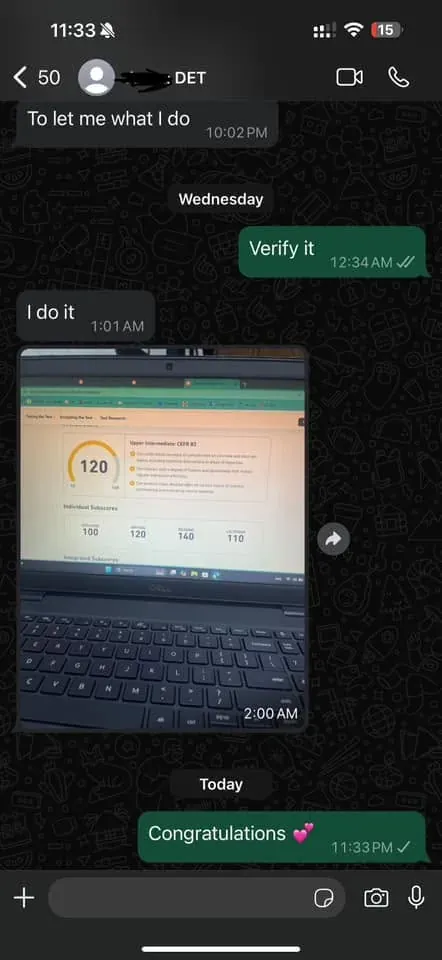 Cheat in Duolingo English Test — certified score 120