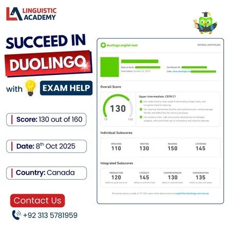 Cheat in Duolingo English Test — certified score 130